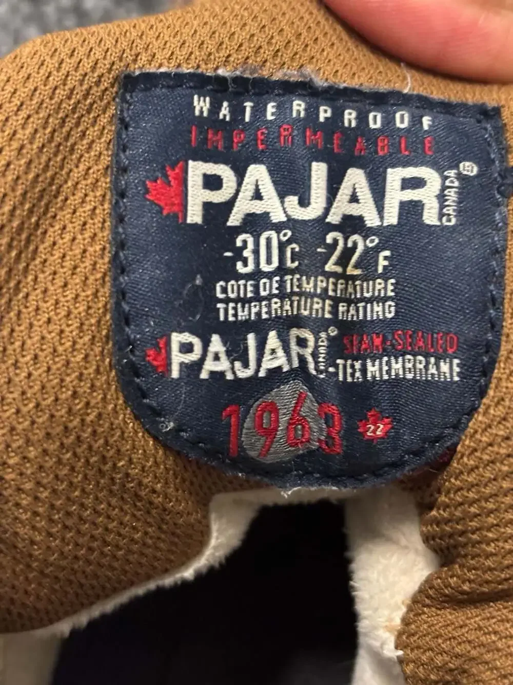 Pajar Canada Men's Fireburst Waterproof Nubuck Leather Sneaker Boots
